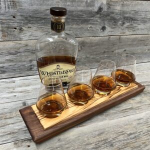 Whiskey Bourbon Flight Tray