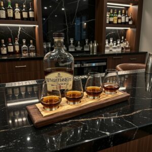 Whiskey Bourbon Flight Tray
