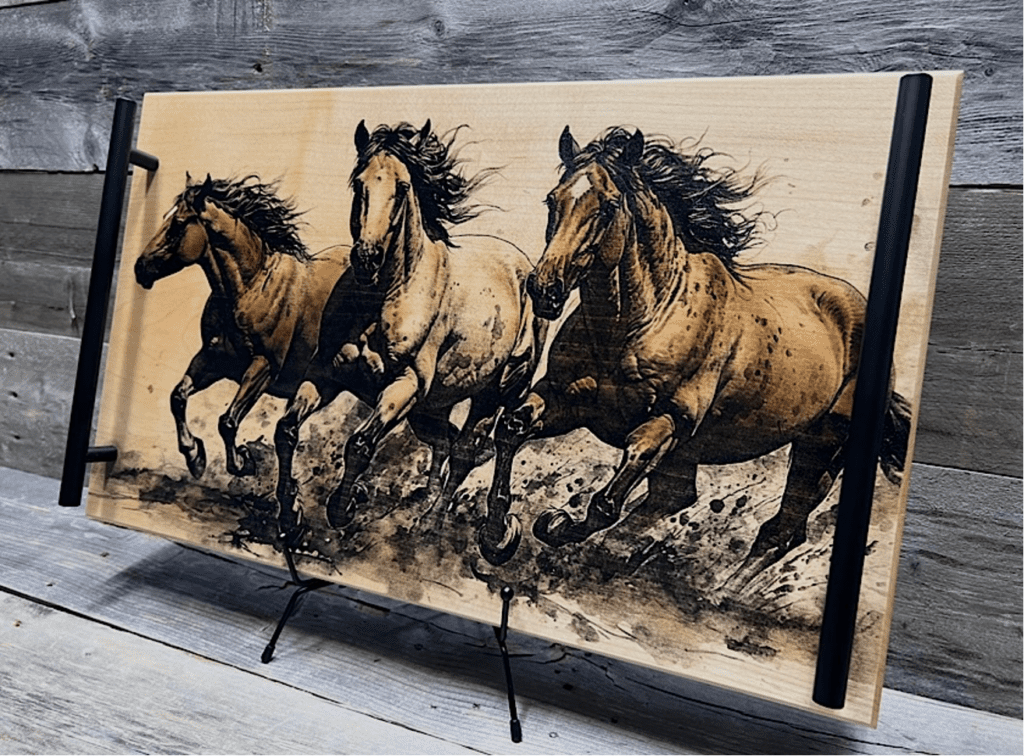 "Wild Horses" Charcuterie & Serving Tray