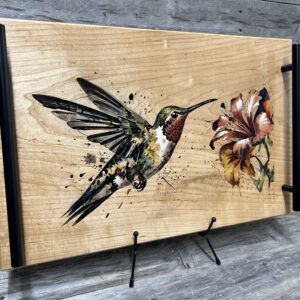 Hummingbird Charcuterie Board & Serving Tray