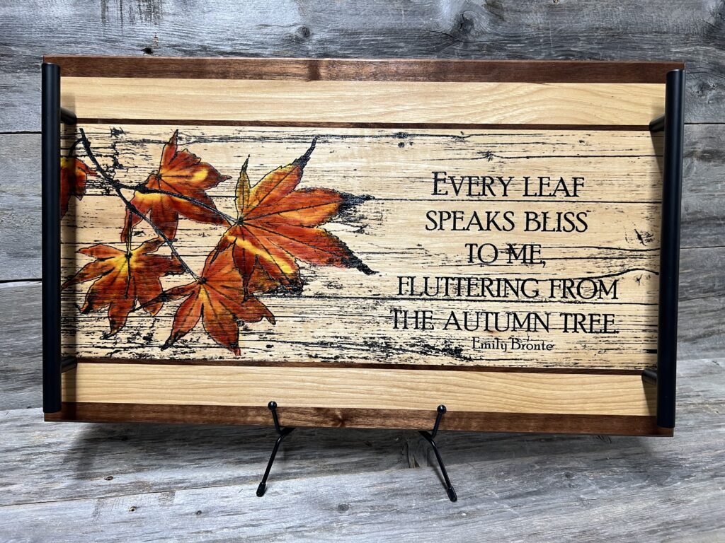 Autumn Bliss Charcuterie Board & Serving Tray