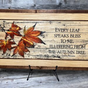 Autumn Bliss Charcuterie Board & Serving Tray