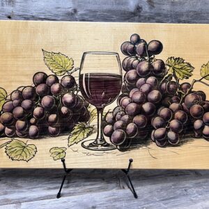 Vintage Vineyard Charcuterie Board & Serving Tray