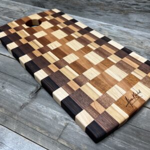 Checkered Pattern Cutting Board