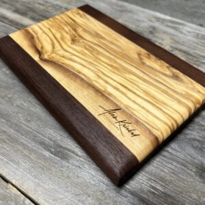 Chef Petite Cutting Board - Italian Olive and Walnut
