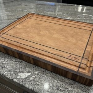 Cherry & Walnut End Grain Cutting Board
