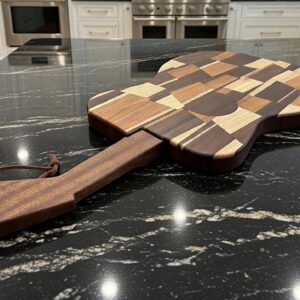 Handcrafted Guitar Shaped Charcuterie/Cutting Board #001