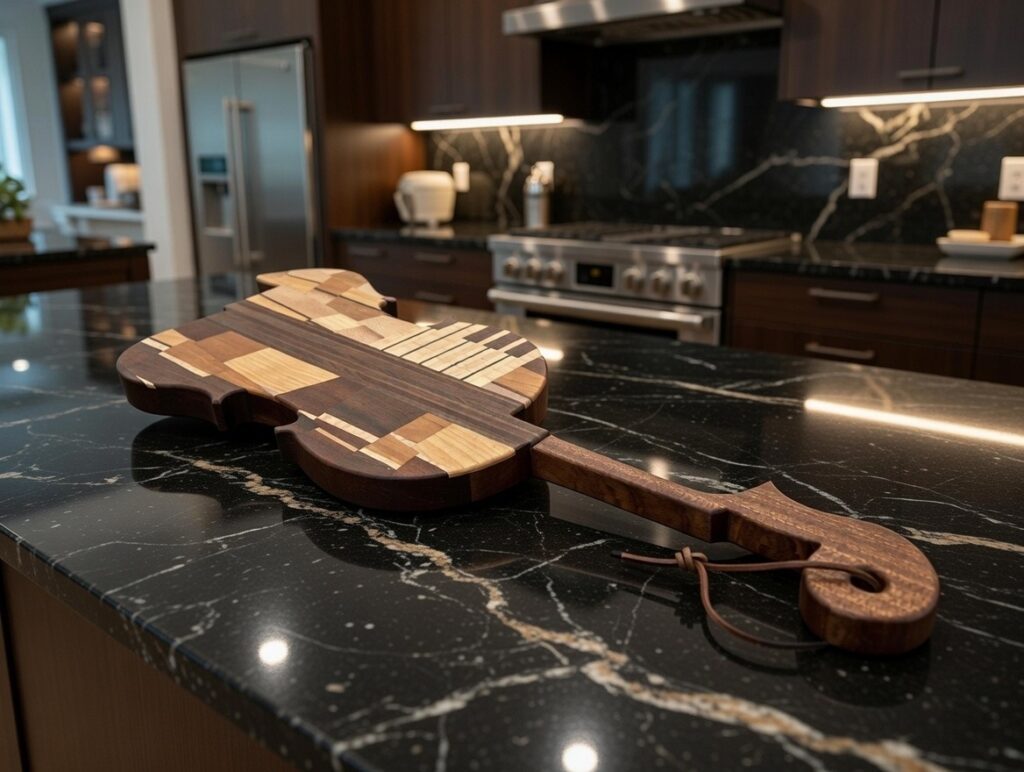 Handcrafted Violin Shaped Charcuterie/Cutting Board #001