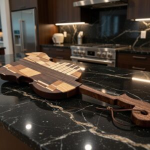Handcrafted Violin Shaped Charcuterie/Cutting Board #001