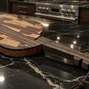 Handcrafted Violin Shaped Charcuterie/Cutting Board #003