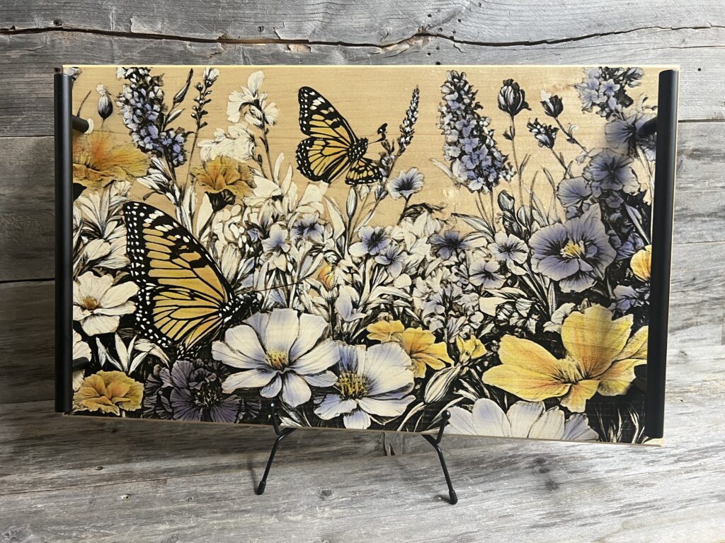 Meadow Monarch Charcuterie Board & Serving Tray