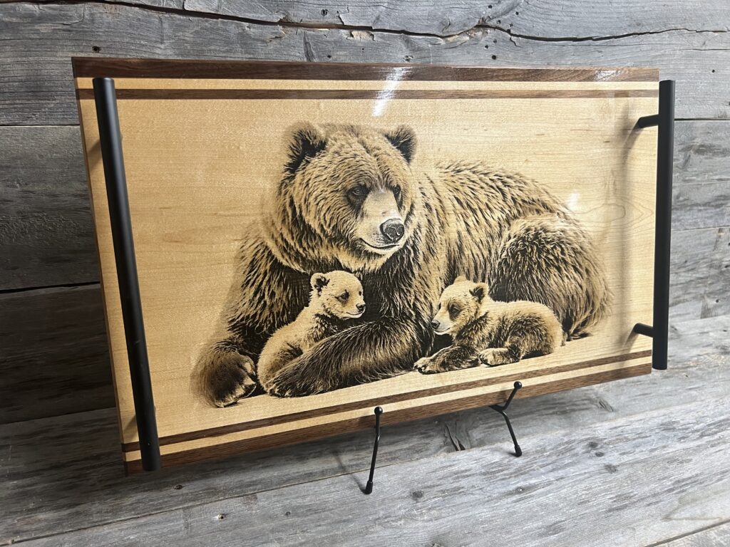 Grizzly Charcuterie Board & Serving Tray